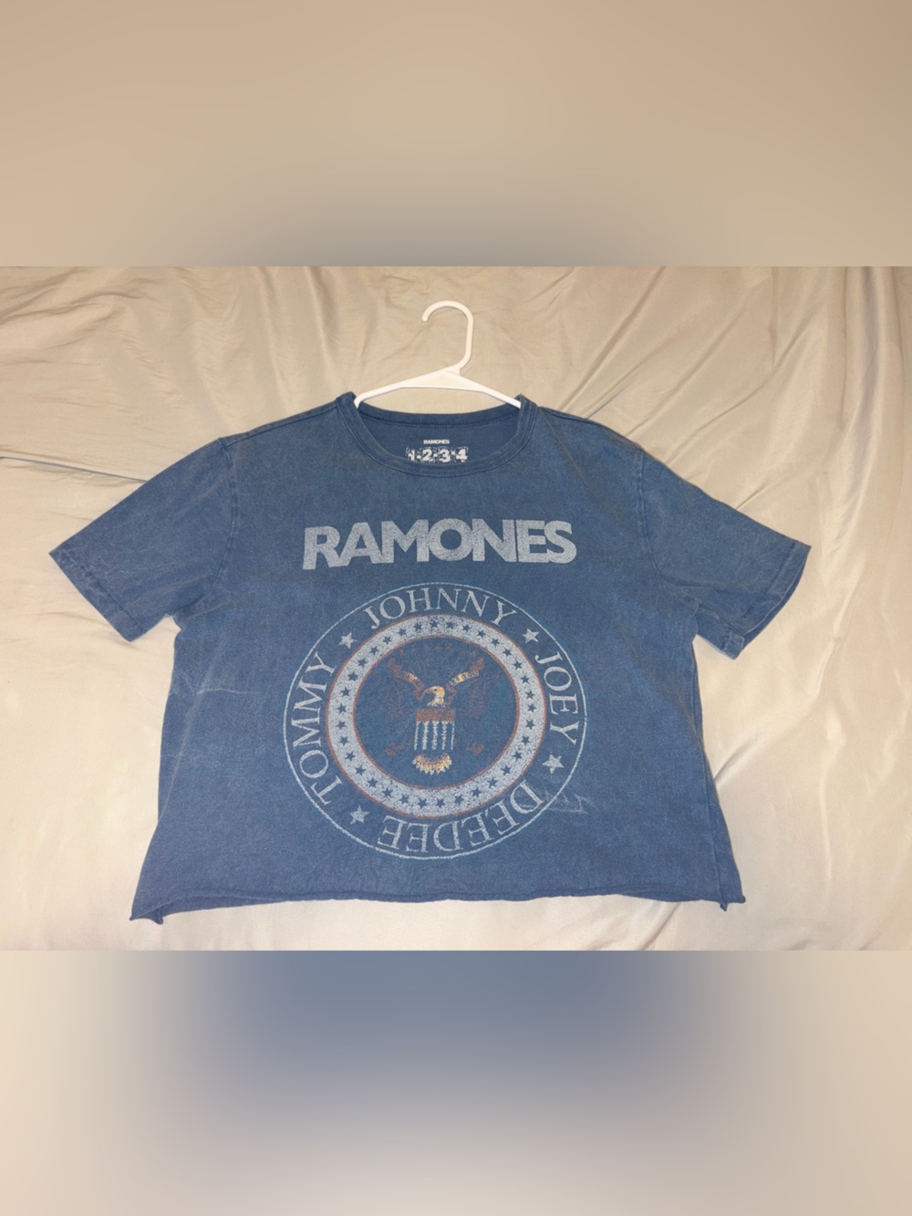 Blue Graphic Tee - Iconic Band Logo